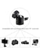 Generic Mini Ball Head Screw Tripod Mount, Universal 1/4", Swivel 360 Degree Rotating Mount Base Adapter, For DSLR Cameras Tripods Monopods Camcorder Light Stand