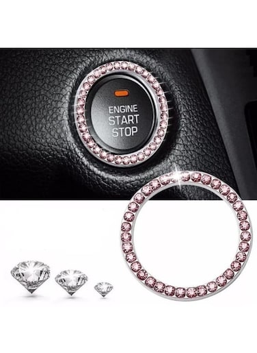 Generic Car Accessories Push Start Stop Engine Button Cover