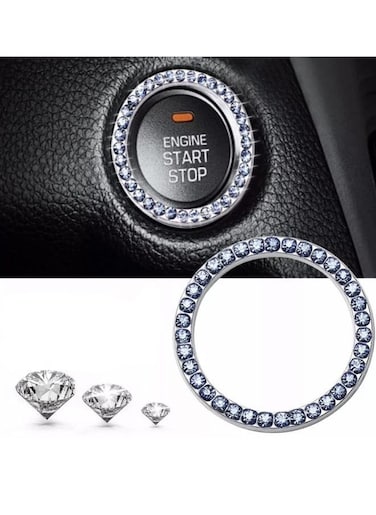 Generic Car Accessories Push Start Stop Engine Button Cover