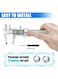 Generic Digital Measuring Tool, Stainless Steel Vernier Caliper, Digital Micrometer With Large LCD Display, Easy To Change from Metric Fraction To Inch, 6 Inch Caliper Tool For DIY And Home