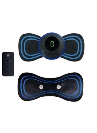 Generic Mini Electric Massager Portable Pulse Muscle Stimulator Neck Cervical Massage Patch With Remote