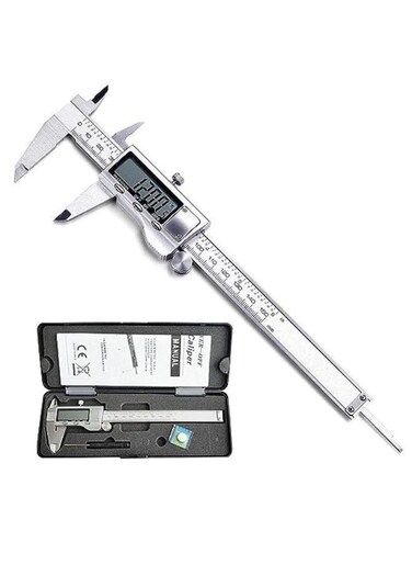 Generic Stainless Steel Electronic Caliper Micrometer With Large LCD Display, Auto-Off Function, Inch And Millimeter Conversion