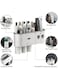 Generic Wall Mounted Toothbrush Holder With Toothpaste Dispenser