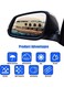 Generic 4Pieces Car Rearview Mirror Film, Rainproof Waterproof Anti Fog Mirror Film, Transparent HD Protective Sticker Universal For Car Windows, Rearview Mirrors