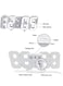 Generic 3D LED Digital Wall Clock Table Desktop Alarm Clock Nightlight For Home Living Room Office