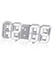 Generic 3D LED Digital Wall Clock Table Desktop Alarm Clock Nightlight For Home Living Room Office