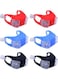 Generic 6 Pieces Bicycle Scooter Handlebar Light For Helmet Double LED2 In Case Powered by Batteries