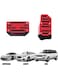 Generic 1 Set Aluminum Alloy Non-Slip Pedal And Sport Brake Pedal Pads