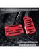 Generic 1 Set Aluminum Alloy Non-Slip Pedal And Sport Brake Pedal Pads