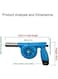Generic Cordless Leaf Blower, Electric Handheld Blower, Leaf Blower, With A Battery And Charger Outdoor Picnic Camping Cooking Barbecue