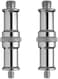 Generic 2 Pieces Standard 1/4 To 3/8 Inch Metal Male Converter Threaded Screw Adapter Spigot Stud For Studio Light Stand