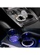 Generic Portable Car Ashtray Detachable Stainless Steel With Blue LED Light Indicator