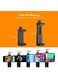 Generic Phone Tripod Mount Adapter, Universal Tripod Cell Phone Holder, Fits Any Smartphone, 1/4" Standard Screw, Rotating Vertical And Horizontal, Compatible With Selfie Stick, Monopod