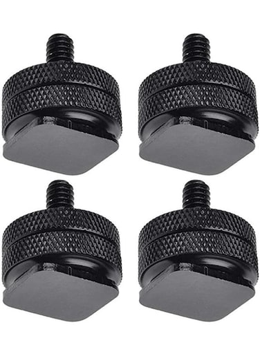 Generic 4 Pieces 1/4 Inch Hot Shoe Mount Adapter Tripod Screw For DSLR Camera Rig