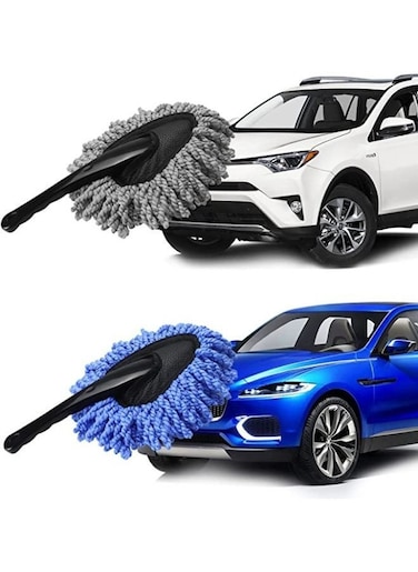 Generic 2 Pieces Multipurpose Mini Car Dusters Microfiber Scratch Free Car Dash Duster