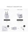 Generic 3 Pieces Universal AU US UK To EU Europe Plug AC 250V Power Travel Adapter