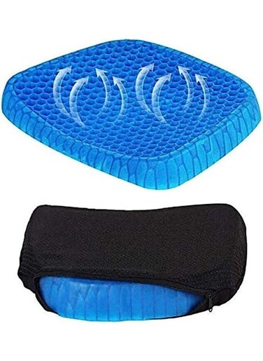 Generic Egg Sitter Seat Cushion With Non-Slip Cover Breathable Honeycomb Design Absorbs Pressure Points