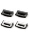 Generic 4 Pieces Universal Car Safet Seat Belt Adjuster Auto Vehicle Shoulder Neck Strap Positioner For Control Tightness