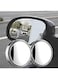 Generic 2 Pieces Waterproof Convex Blind Spot Stick Side Mirror, Round 360 Degrees Rotate Sway Adjustable