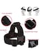 Generic Action Camera Head Strap Mount Adjustable Helmet Headband Belt Compatible With Gopro Hero