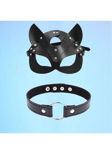 Generic Cat Masquerade Leather For Costume Party