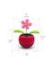 Generic Solar Powered Ornament Dancing Flower Swinging For Home Decorations