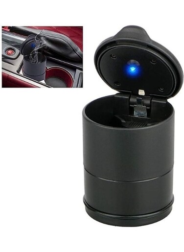 Generic Auto Travel Ash Tray Holder With Blue LED Indicator