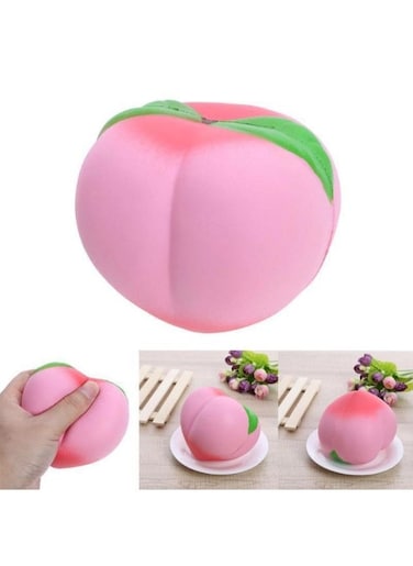 Generic Peach Fruit Squishy Slow Rising Soft Kids Toy Stress Relieve