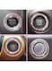 Generic 2 Pieces Engine Start Stop Button Cover Decoration Ring Car Engine Start Button Accessories Interior