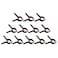 Generic 12 Pieces Backdrop Spring Clamp Clip Black/Orange