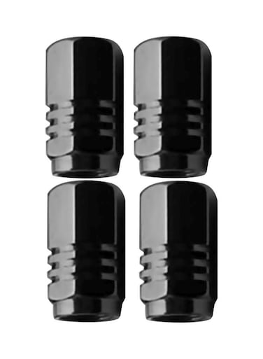 Generic 4-Piece Aluminum Alloy Tire Wheel Valve Cap