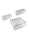 Generic 3-Piece Undergarment Organizer Storage Set Grey