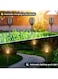 Generic Arabic 2 Pieces Solar Powered Driveway Path Lighting Flickering Flame Garden Lamp Outdoor Waterproof IP65