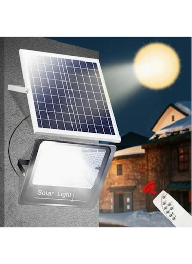 Generic 2500W Outdoor Waterproof LED Solar Flood Light With Remote Control
