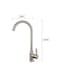 Generic Single Lever Sink Taps With 360 Degree Flexible Spout High ARC Kitchen Faucet Stainless Steel Hot And Cold