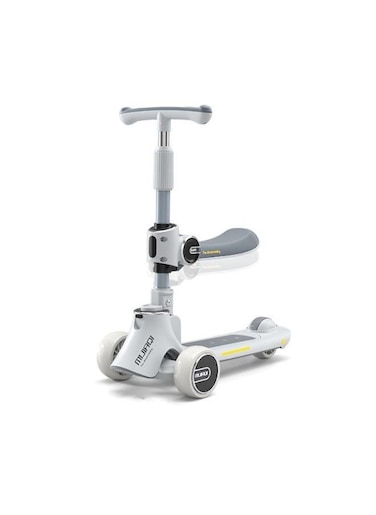 Generic 2-In-1 Foldable Kick Scooter For Kids With Removable Seat And Adjustable Handlebar