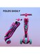 Generic 3 Wheel Foldable Kick Scooter For Kids With Colorful Lights