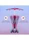 Generic 3 Wheel Foldable Kick Scooter For Kids With Colorful Lights
