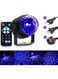 Generic 6 LED Remote Control Magic Ball LED Light Multicolour 197 Grams