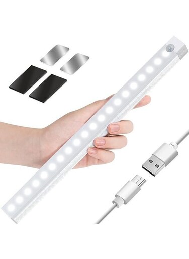 Generic 500mm Indoor Under Cabinet Night Lights Wireless USB Rechargeable For Closet Hallway Stair Closet Kitchen