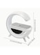 Generic Multifunction G Shape USB Rechargeable Wireless Fast Charger For Mobile Phone, BlueTooth Speaker With LED RGB Smart Lamp