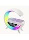 Generic Multifunction G Shape USB Rechargeable Wireless Fast Charger For Mobile Phone, BlueTooth Speaker With LED RGB Smart Lamp