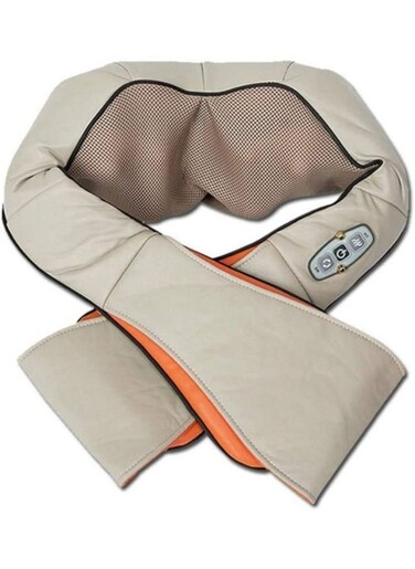 Generic Electric Back Neck Shoulder Massager With Heat Deep Kneading Tissue Massage