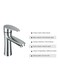 Generic Bathroom Faucet 304 Stainless Steel Single Handle