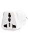 Generic 2-Piece WD9 EU Plug To Universal US/UK/AU Socket Power Adapter/Charger White