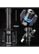 Generic Rechargeable Electric Torch Three-Lamp Flashlight Zoomable For Outdoor
