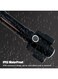 Generic Rechargeable Electric Torch Three-Lamp Flashlight Zoomable For Outdoor