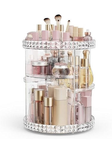 Generic 360&deg; Rotating Cosmetics Organizer Makeup Organizers For Bathroom Vanity