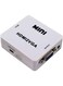 Generic Mini HDMI To VGA Converter 1080P Audio Video Signal Output HDMI2VGA Converter For PS3 XBOX360 Blu-ray DVD Set-top Boxes PC Laptop To HDTV Projector