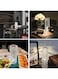 Generic Rechargeable Crystal Table Lamp With 3 Colors Touch Control